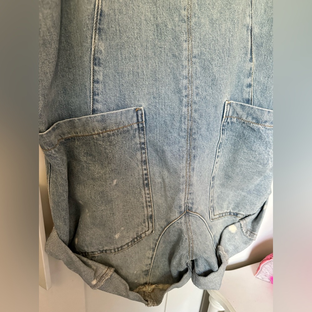 NWOT WeThe Free High Roller Shortall In Bright Eyes Sold Out On Free People - Picture 10 of 15